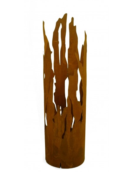 "Treibholzsäule" Säule mit tief eingesetztem Boden