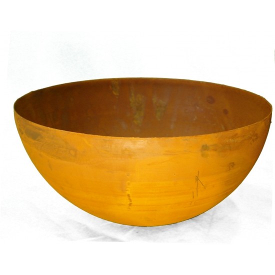 Edelrost Halbkugel Schale 60 cm Ø