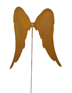 lange Engelsflügel, schräg auf Stab L29cm, b25cm