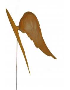 lange Engelsflügel, schräg auf Stab L29cm, b25cm 2