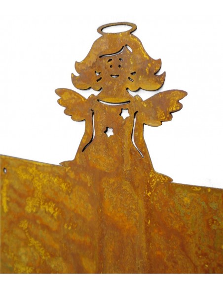 Blanko Rostschild klein Motiv Engel Mirabell 25 x 12,5 cm