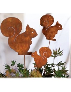 Eichhörnchen Squirrel 15 cm Groß -S- auf Stab zum Stecken 2