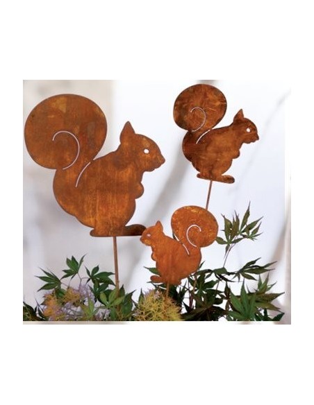 Eichhörnchen Squirrel 15 cm Groß -S- auf Stab zum Stecken Eichhörnchen Squirrel 15 cm Groß -S- auf Stab zum Stecken