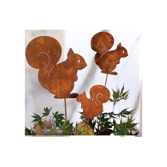 Eichhörnchen Squirrel 30 cm Groß -L- auf Stab zum Stecken