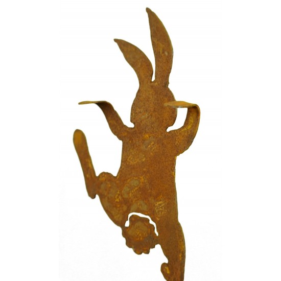 Rost Häschen "Bunny" kletternd, zum Einhängen 25 cm hoch
