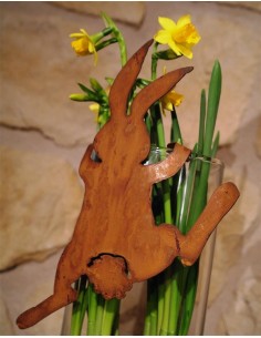 Rost Häschen "Bunny" kletternd, zum Einhängen 25 cm hoch 2