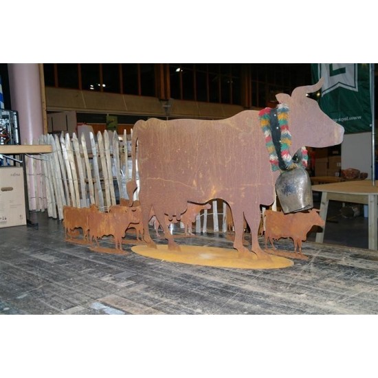 Kuh XXL 100 cm hoch x 140 cm breit