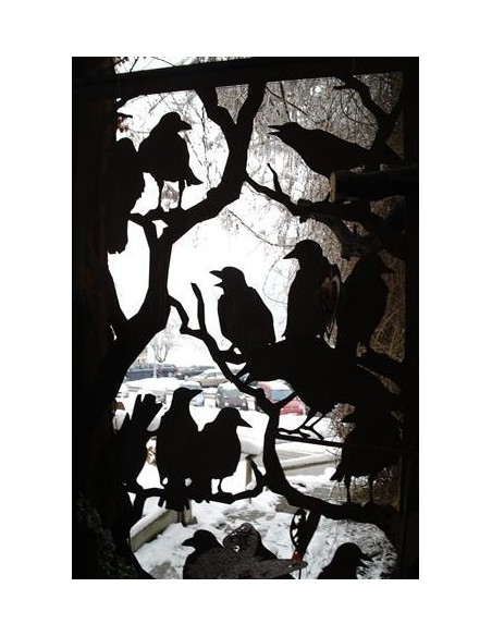 Raben Paravent 200 cm x 100 cm