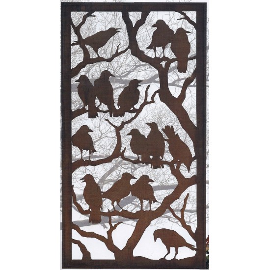 Raben Paravent 200 cm x 100 cm