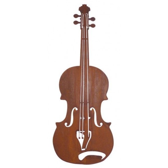 Geige als Fensterdeko - Geschnek für Musiker 