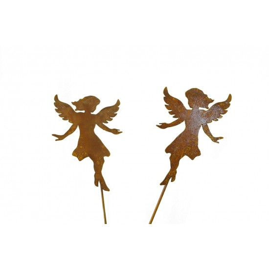 kleiner fliegender Engel "Anny" 15 cm hoch auf 40 cm Stab