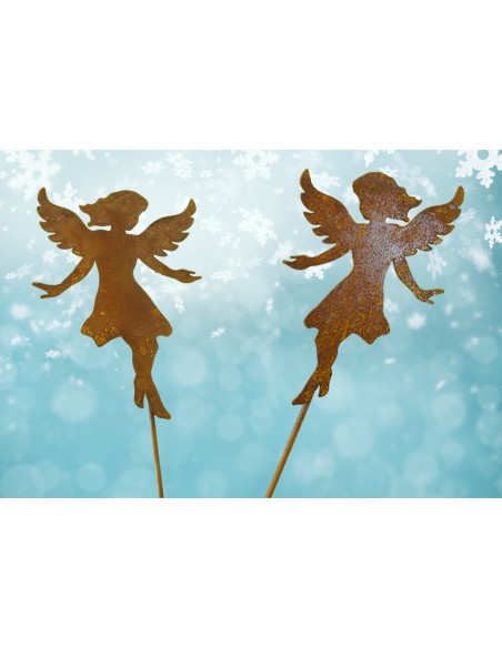 kleiner fliegender Engel "Anny", Höhe 20 cm auf 60 cm Stab kleiner fliegender Engel "Anny", Höhe 20 cm auf 60 cm Stab