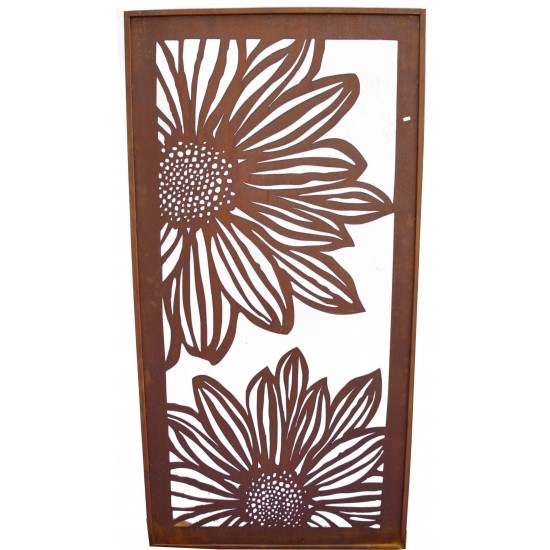 Paravent Gerbera offen 200 cm hoch
