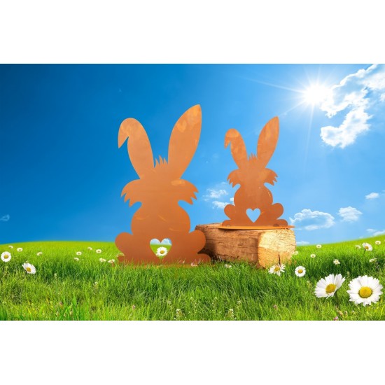 Hasenpuschel Herz als Osterhase