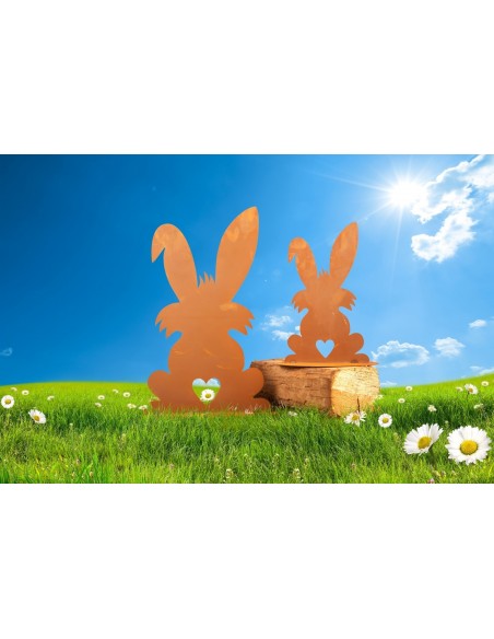 Hasenpuschel Herz als Osterhase