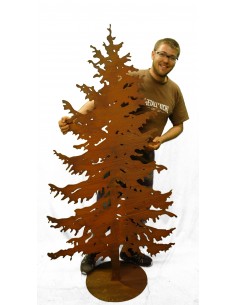 XXL Bäume ab 120 cm Metall Tannenbaum 175 hoch - realistischer Deko Baum 
Tanne 175 hoch
mit Steckverbindung (Rohr Hinten)
bi 2