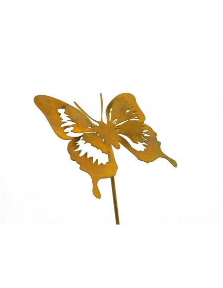 Gartenstecker Schmetterling Edelrost Gartenstecker Schmetterling Edelrost