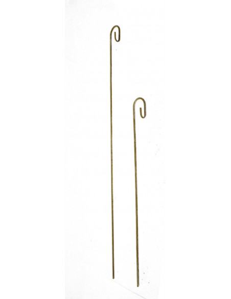 Edelrost Hängestab mit Haken - verschiedene Größen