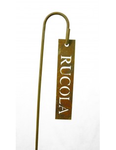 Kräuterschild Rucola Pflanzschilder für den Garten  2