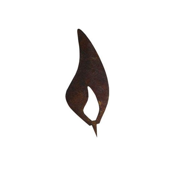 Rostflamme 10 cm zum Kerzen basteln