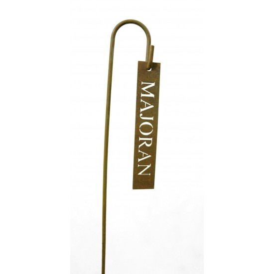 Majoran Kräuterschild rostig