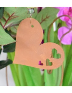 Osterschmuck Herz mit Ausschnitten 2