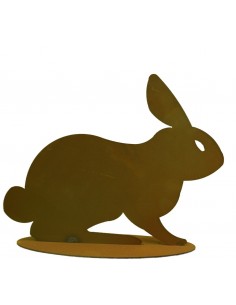 Gartendeko Hase Metall