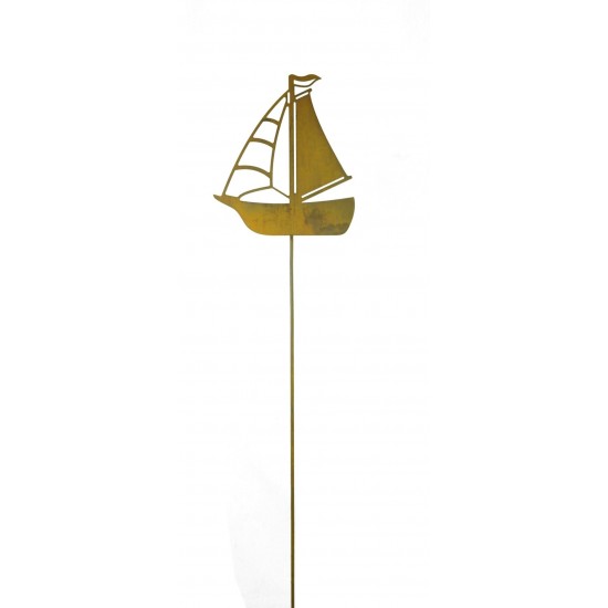 Segelboot Gartenstecker Maritime Deko