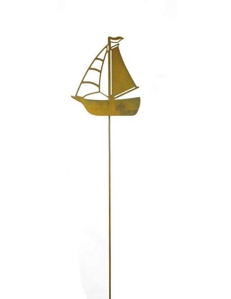 Segelboot Gartenstecker Maritime Deko
