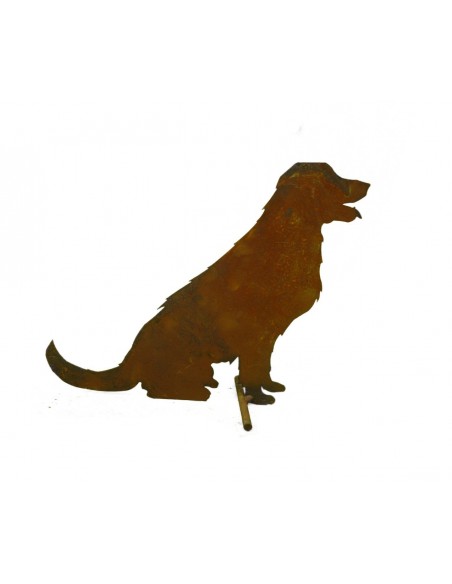 Deko Hund - Hofhund als kleine Gartenfigur
