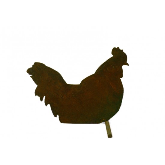 Bauernhof Tier Henne sitzend, mittelgroß, 17 cm lang, 15 cm hoch
