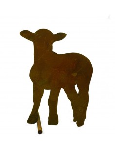 Bauernhof Tier Lämmchen stehend, mittelgroß, 13 cm lang, 19 cm hoch