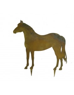 Pferd zum Basteln Metallfigur