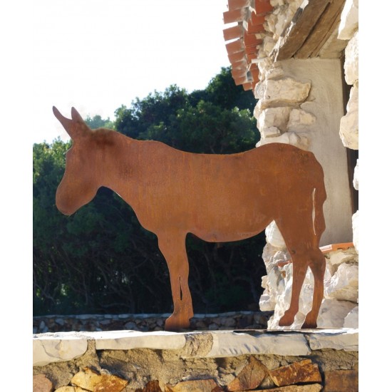 Dekofigur Esel Gartendeko