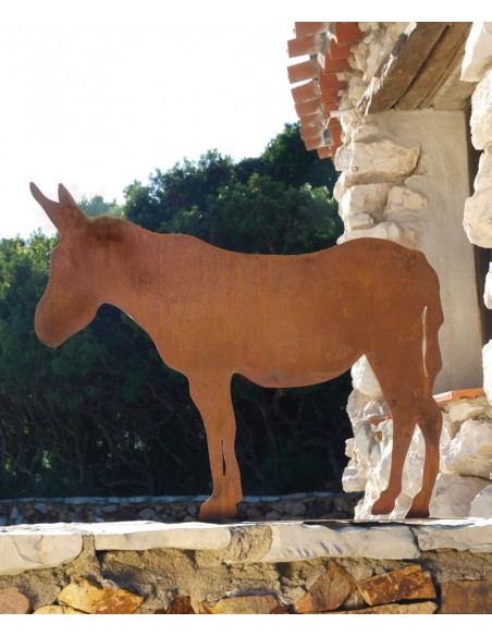 Dekofigur Esel Gartendeko