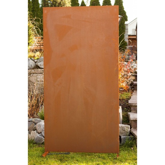 Metall Trennwand , Sichtschutzzaun "geschlossen" Höhe 180 cm