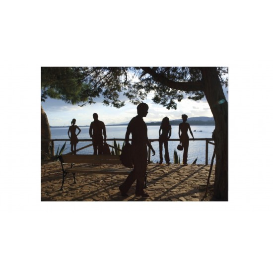 Dekofiguren draußen Menschen Silhouetten