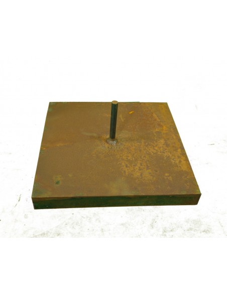 Metall Standplatte für Altholz deko selber machen