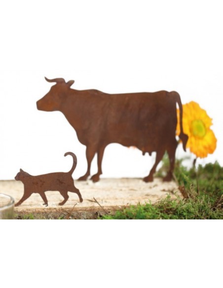 Mit Deko Kühen basteln - Deko Bretter gestalten