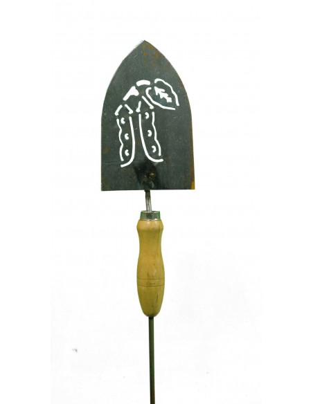 Deko Gartenschaufel zum Stecken mit Motiv Bohnen