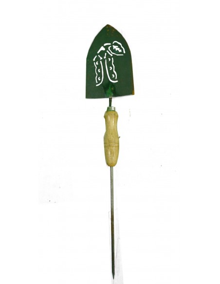 Deko Gartenschaufel zum Stecken mit Motiv Bohnen