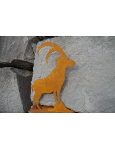 Steinbock Mini auf Platte