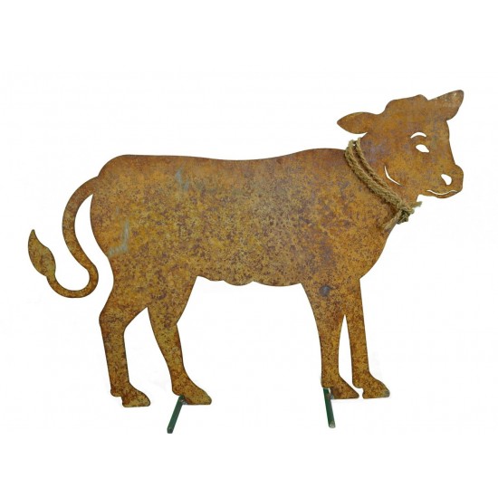 Rost Kalb 97 cm lang - 70 cm hoch auf Stangen