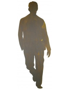 lebensgroße Figur Mann leger