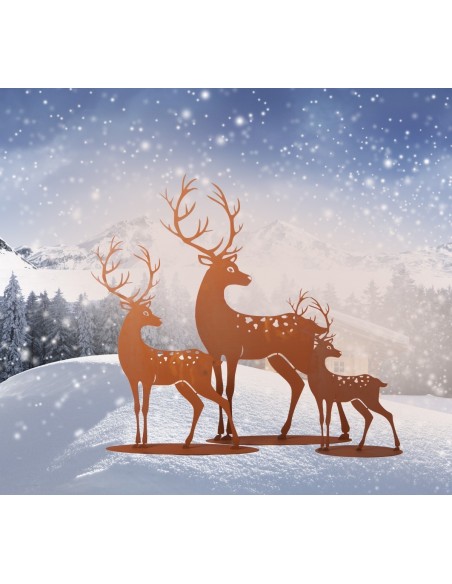 Winterdeko Hirsche