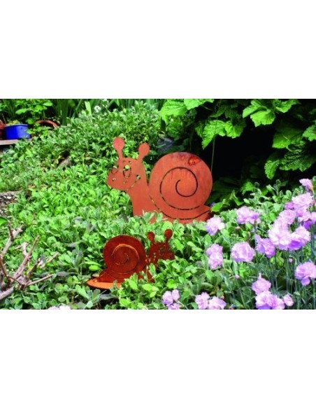Deko Idee Gartenschnecke Metall