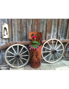 Lichterzauber - Pflanzsäule  123 cm mit Zwischenboden