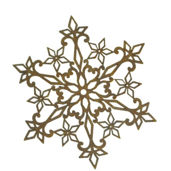 Edelrost Schneekristall C2  Ø 29cm