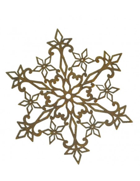 Edelrost Schneekristall C2  Ø 29cm