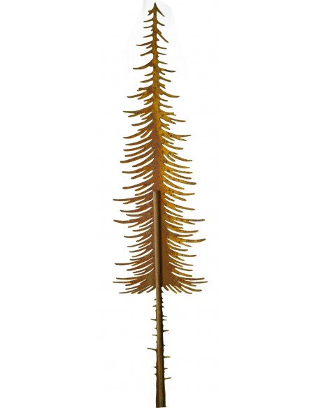 Edelrost Tanne lang, schmal-160cm hoch